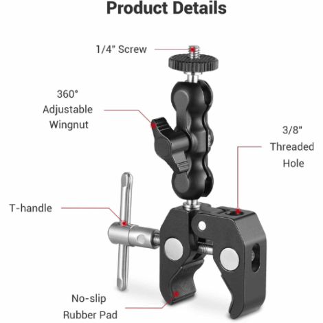 Super Clamp with Double Ball Heads (2164)